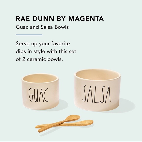 🔥🆕 Rae Dunn🔥Guac & Salsa Bowl Set - Picture 3 of 10